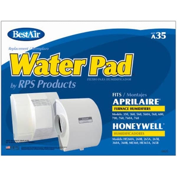 Bestair BestAir A35 Furnace Humidifier Water Pad Aprilaire 711082 Zoro